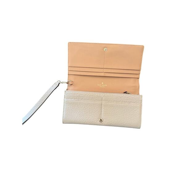 Pre Loved Kate Spade NY Perri Lane Romy Leather Floral Eyelet Purse & Wallet - Picture 9 of 16